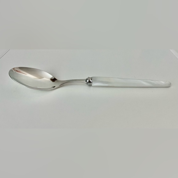 NWOT CAPDECO Elegant Tang White Dining Spoon Set of 6 - Picture 4 of 4